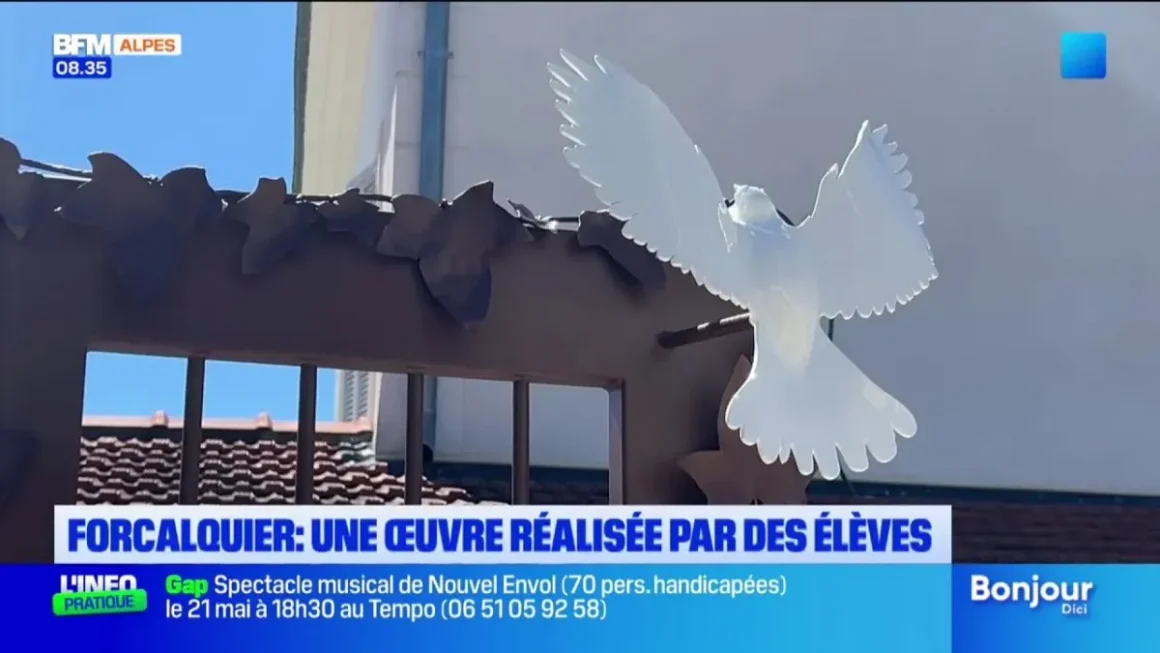 Une nouvelle sculpture mémorielle à Forcalquier