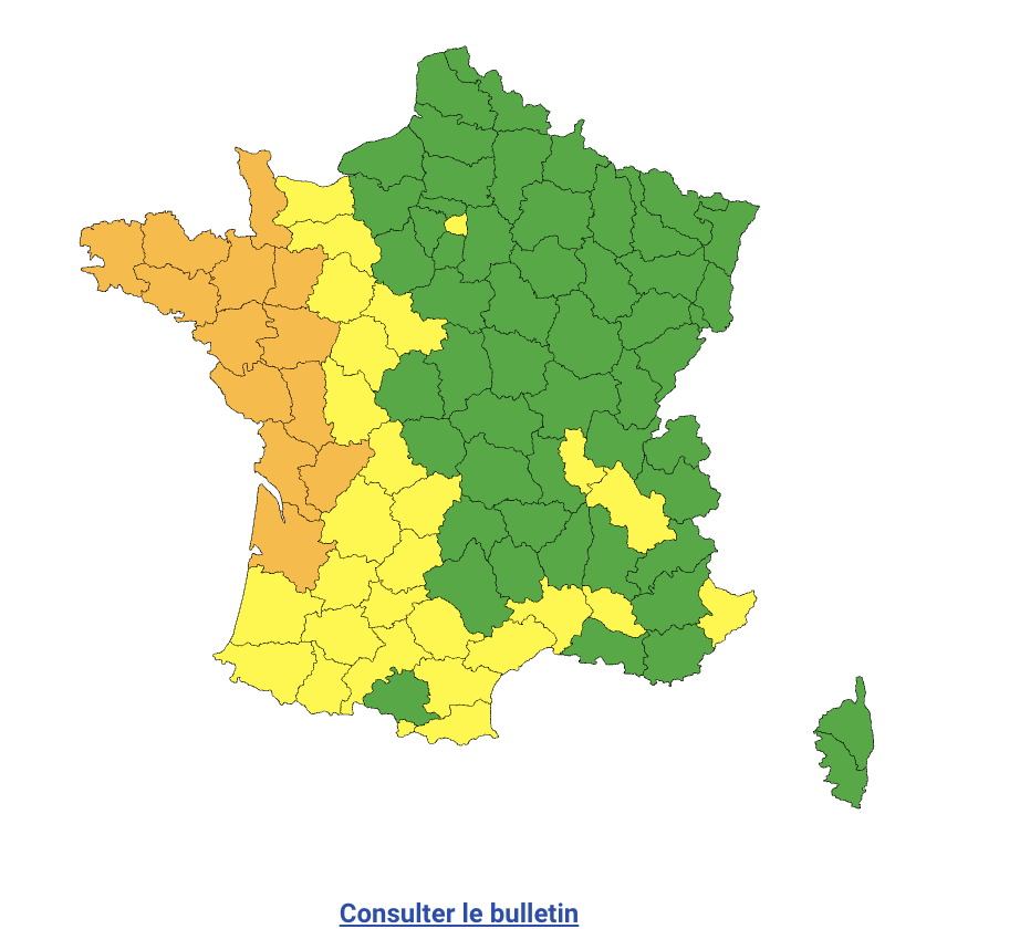 092acce5-6f3a-4861-8403-f5b322046939 Vigilance Orange Canicule pour 13 Départements de l’Ouest de la France
