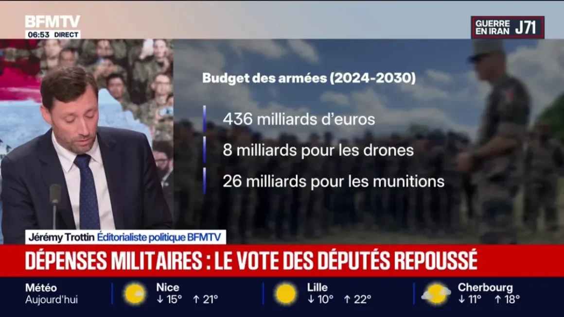 Report de l’examen de la loi de programmation militaire
