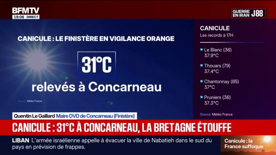 35fe84da-7af4-47d4-8850-d7984c68d02a Forte chaleur et vigilance en France