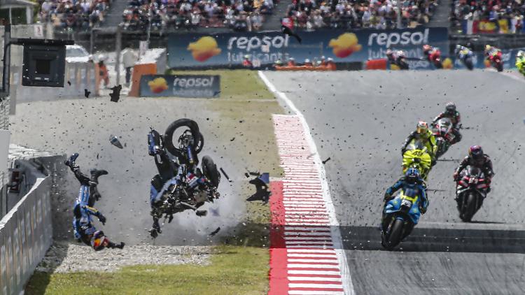 377d58aa-7dd1-4fc8-a0ce-dd894ae4c430 Accident d’Alex Marquez au Grand Prix de Catalogne