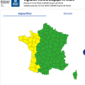 Alerte Jaune: Orages en France