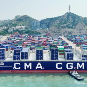 Le plus grand porte-conteneurs sous pavillon français : CMA CGM Notre-Dame