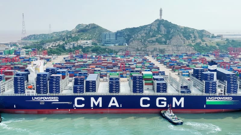 3bf21f53-b368-40bb-9f81-e8f755c13e63 Le plus grand porte-conteneurs sous pavillon français : CMA CGM Notre-Dame