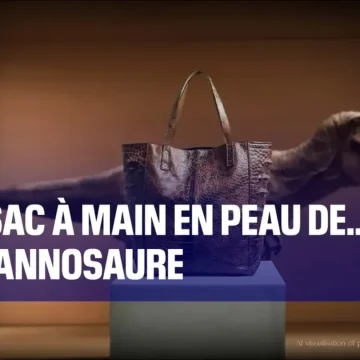 3cfc5b0e-4117-4573-9bd8-4302c0bdd0cb Collaboration Inédite entre Trois Entreprises pour Créer un Sac en Peau de T-Rex