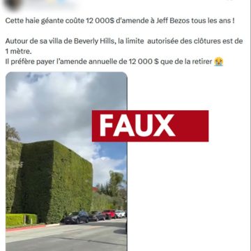 4011022c-ef74-431b-9f69-217319a6e238 Vérification des informations sur les haies de la villa de Jeff Bezos