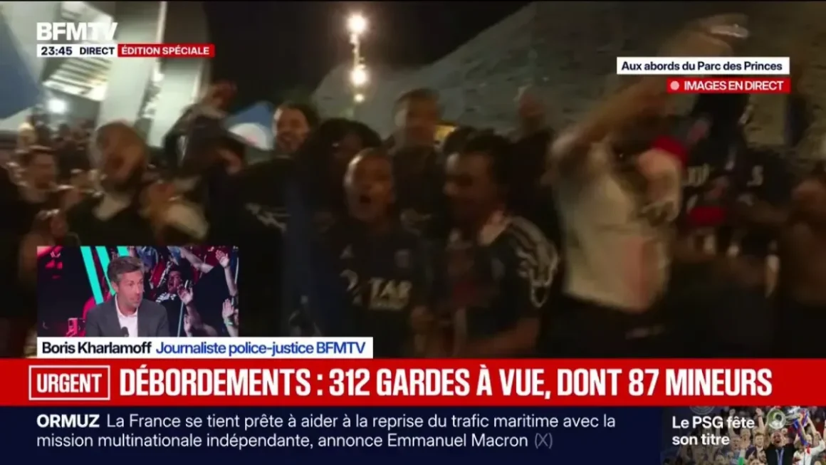 420aecfc-325a-43d1-b636-02174644d914 Bilan des Interpellations après les Incidents lors de la Victoire du PSG