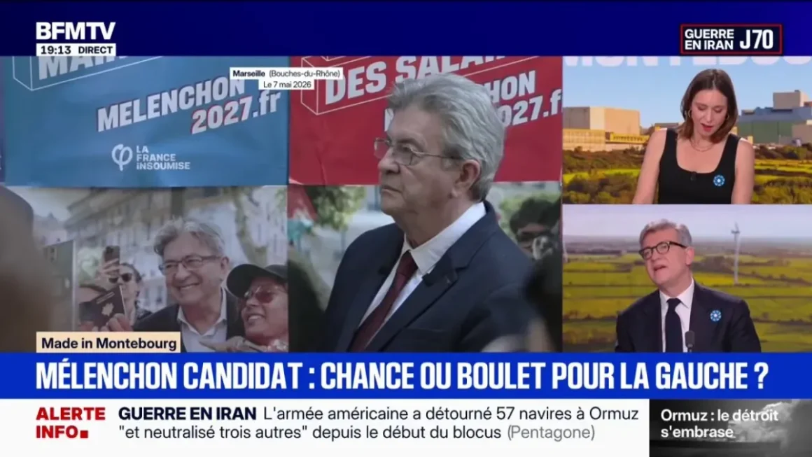 Jean-Luc Mélenchon annonce sa candidature à la présidentielle de 2027