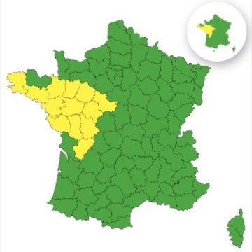 Vigilance jaune canicule pour l’ouest de la France