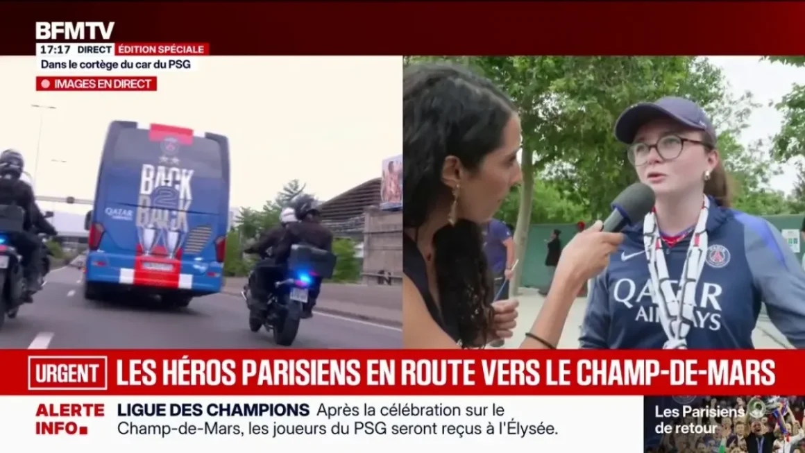 6b69b7f2-cd32-491b-a13c-a3f004f2b7c3 Les Supporters du PSG Rassemblés au Champ-de-Mars