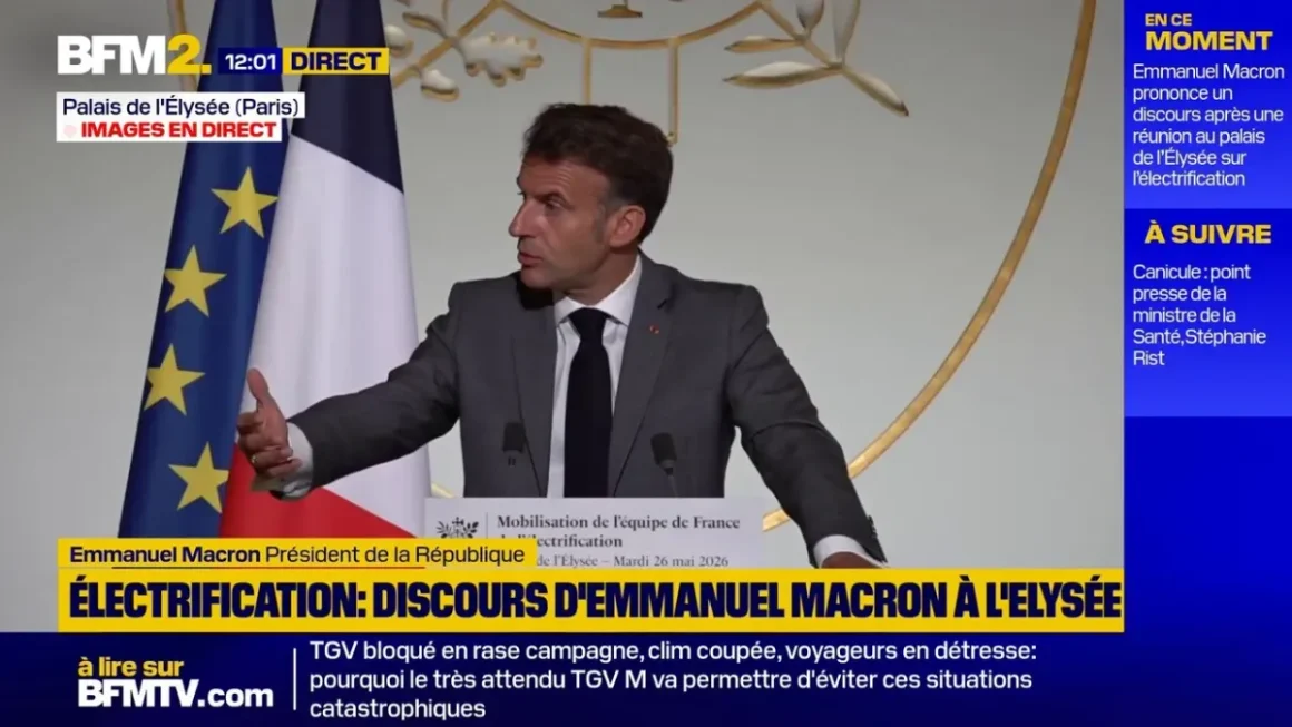 Discours d’Emmanuel Macron sur l’électrification