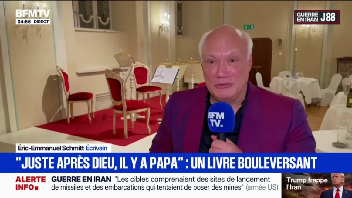 8609bc39-f1d4-4b56-b2e9-86a35beb7ac4 Éric-Emmanuel Schmitt discute de son dernier livre sur BFMTV