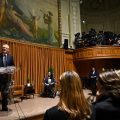 Dominique de Villepin présente ses ambitions à la Sorbonne pour 2027