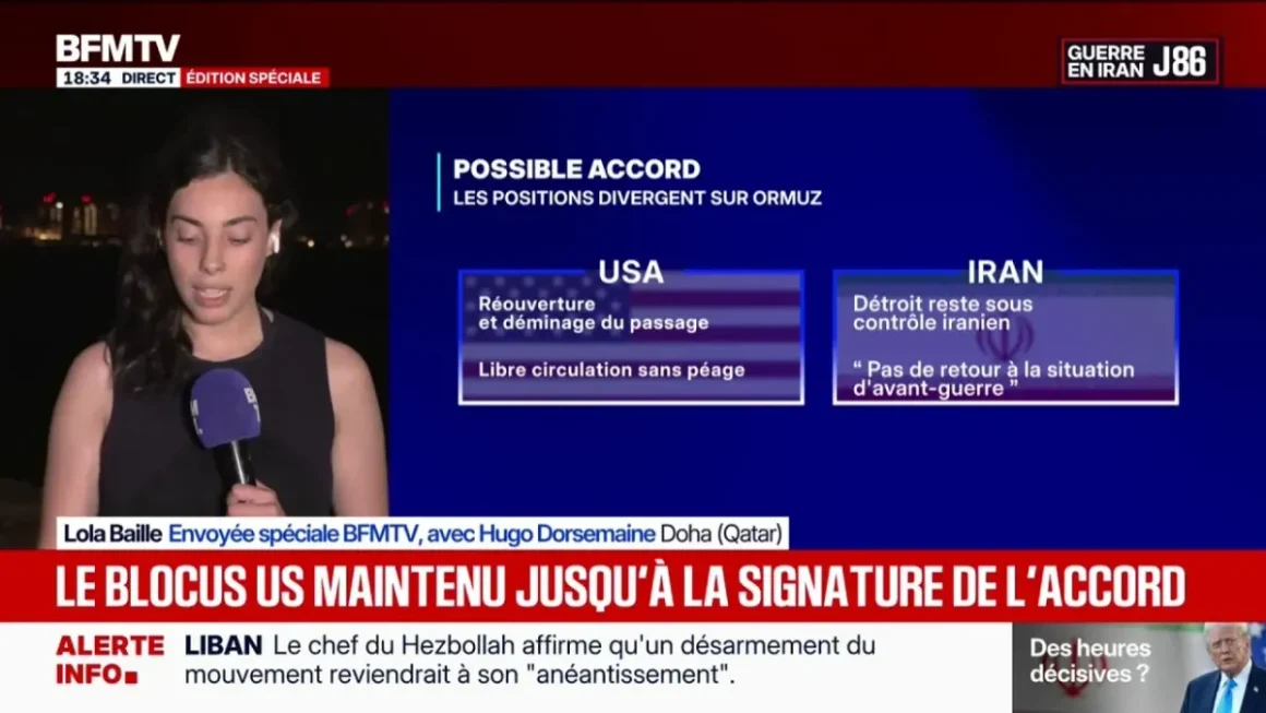 États-Unis et Iran : vers un accord de paix pour le détroit d’Ormuz