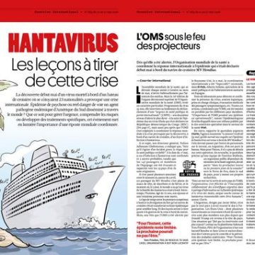 a6badbc6-f3a9-46dc-93fa-5ab6e6f92fb4 La gestion des crises sanitaires par l’OMS et ses défis