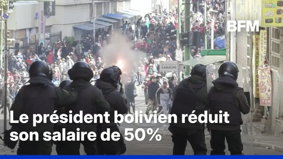 ab39ec11-3bc2-4c73-80ce-73005fc5c342 Affrontements à La Paz lors d’une marche contre le président bolivien