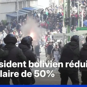ab39ec11-3bc2-4c73-80ce-73005fc5c342 Affrontements à La Paz lors d’une marche contre le président bolivien