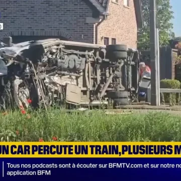 b428148e-5232-4fcc-bfc0-98c8151309eb Un accident tragique entre un car scolaire et un train en Belgique