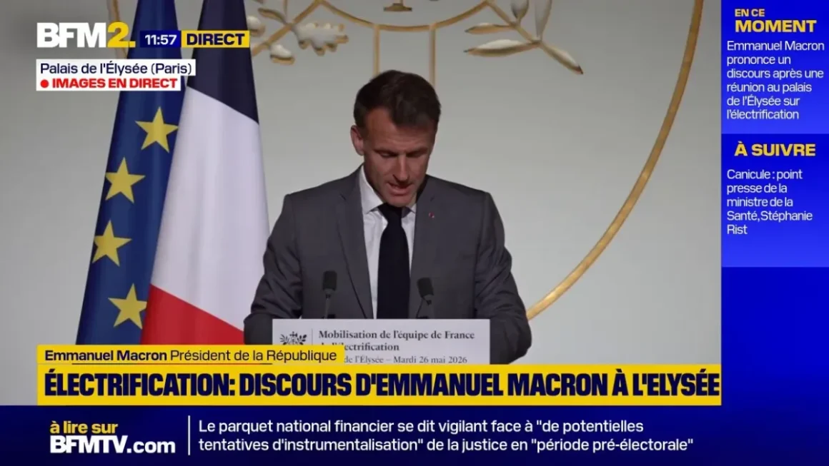 Le discours d’Emmanuel Macron sur l’électrification