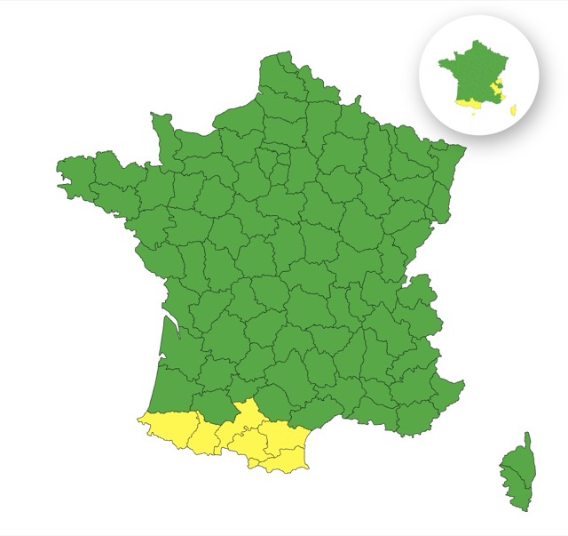 c4770ff4-2fca-48d1-9e4f-12e66eab7b4c Alerte météo : vigilance jaune aux orages dans six départements