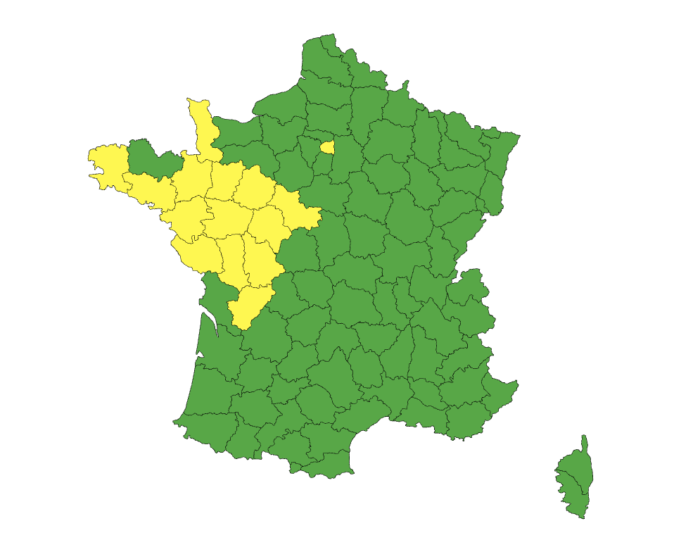 c84e7a51-e6f3-49cf-8c21-cee4cc69acf0 18 départements en vigilance jaune à cause de la canicule