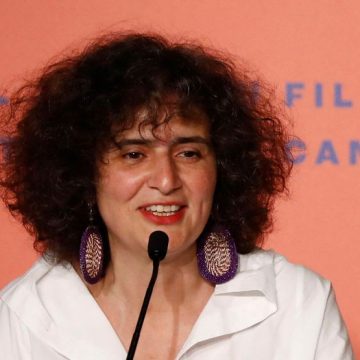 "It Must Be Heaven" Press Conference - The 72nd Annual Cannes Film Festival Massoumeh Lahidji : L’interprète incontournable du Festival de Cannes