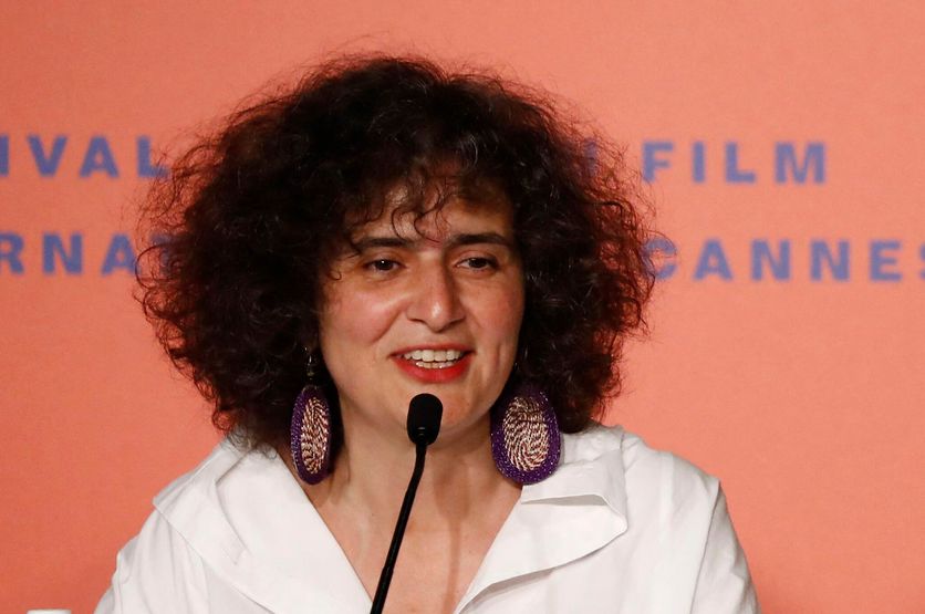"It Must Be Heaven" Press Conference - The 72nd Annual Cannes Film Festival Massoumeh Lahidji : L’interprète incontournable du Festival de Cannes