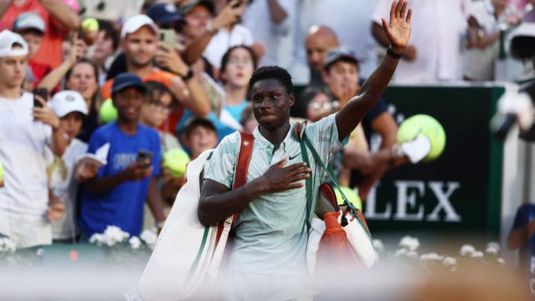 ec067c09-356e-4940-9e98-46dd15995615 Moïse Kouamé quitte Roland-Garros après un match intense