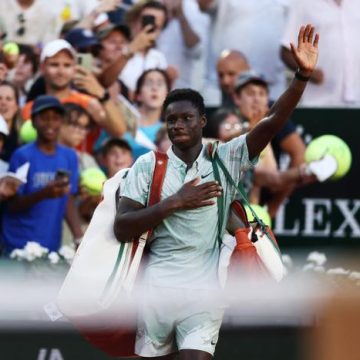 Moïse Kouamé séduit le public à Roland-Garros