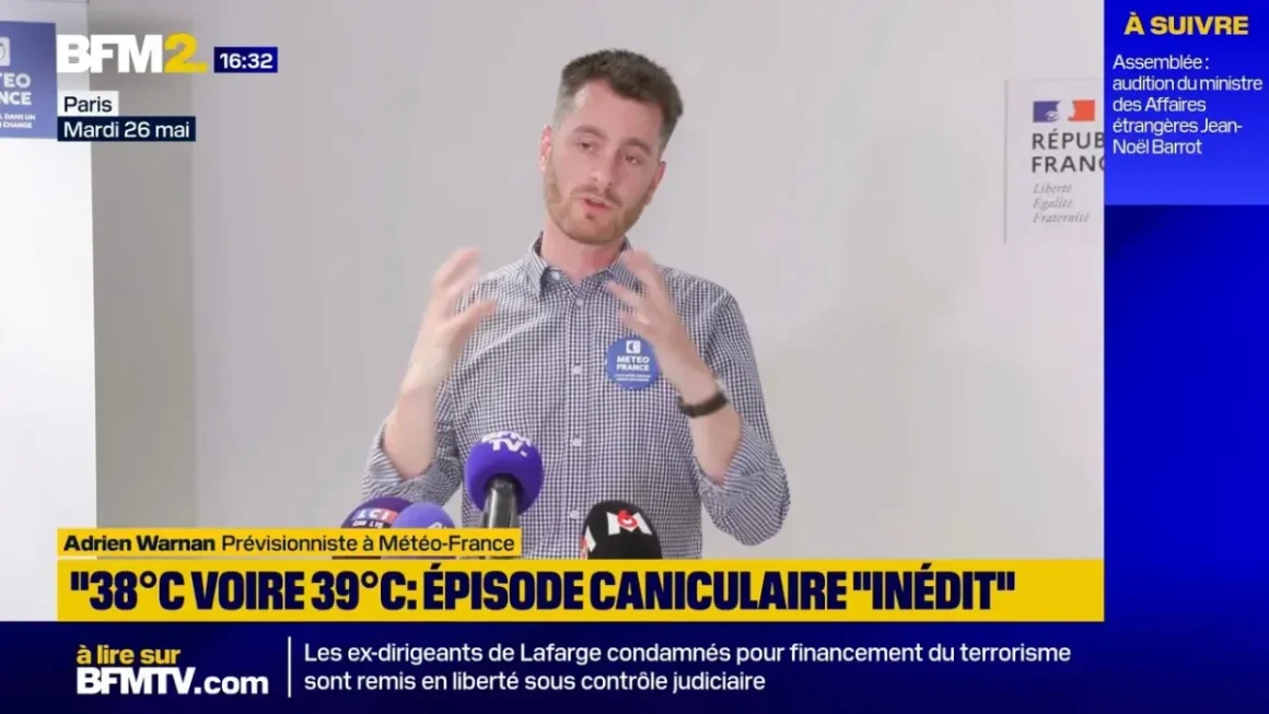 f5f91a46-76dc-454e-9e28-6857ecefe48b Vague de chaleur précoce en France : Les explications d’Adrien Warnan, prévisionniste à Météo-France