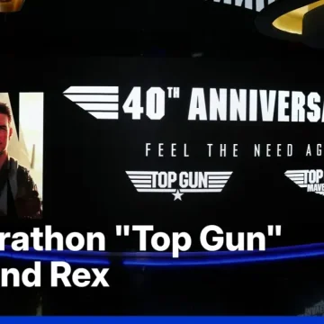 Projection des films “Top Gun” au Grand Rex