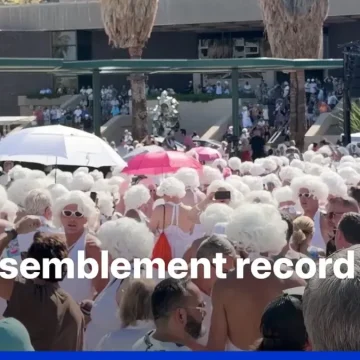Un Millier de Doubles de Marilyn Monroe à Palm Spring
