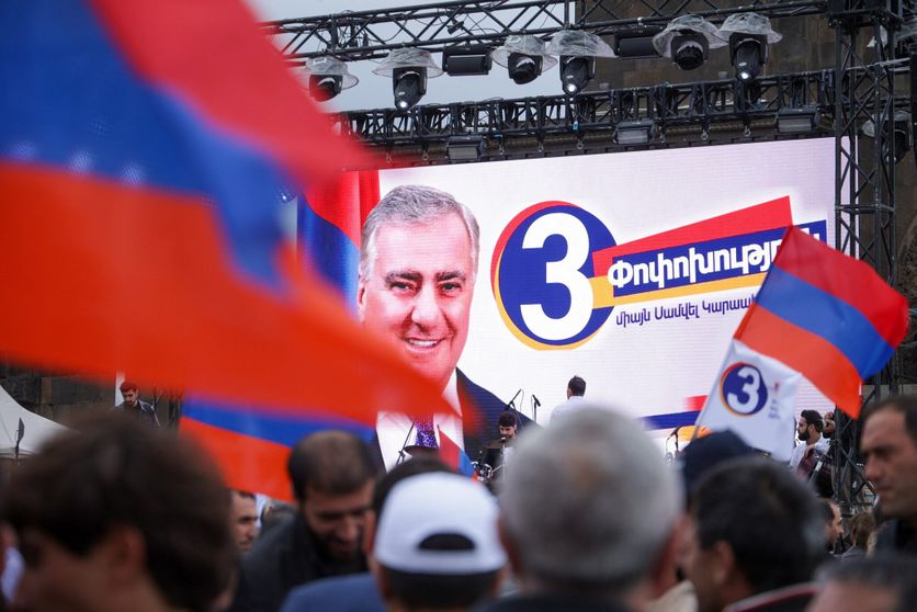Pre-Election Rally In Yerevan Les élections législatives en Arménie: entre tensions politiques et ingérences russes