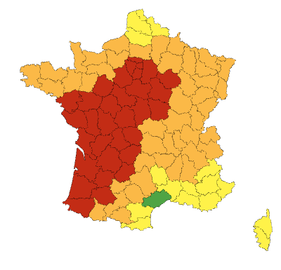 131e93d1-bfc3-4096-b838-35c6ca9e45e4 Vigilance Rouge: Chaleur Extrême en France