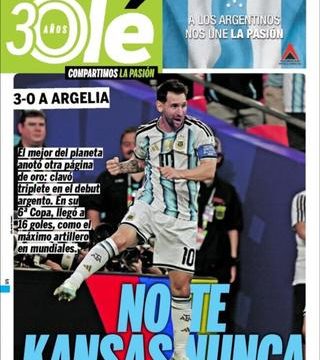1972a4d1-74fb-4a29-b630-4daff21d4274 Lionel Messi, vedette incontestée de l’Argentine face à l’Algérie