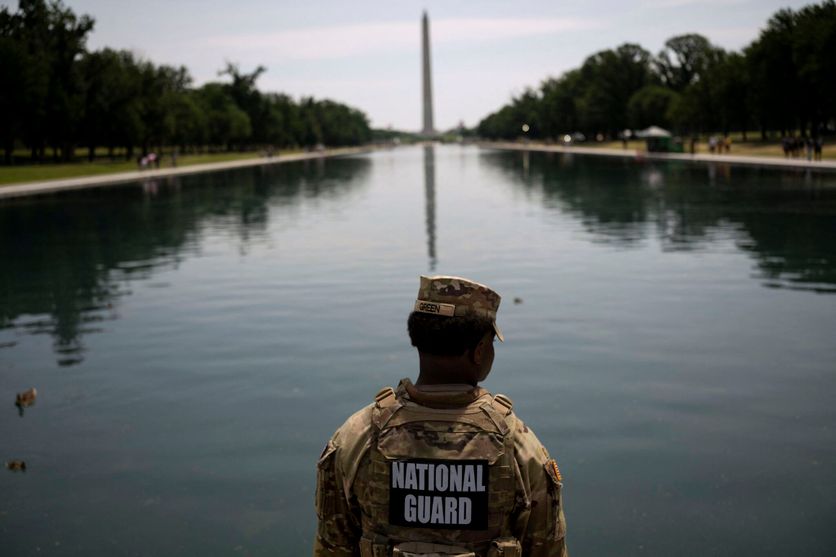 US-POLITICS-TRUMP-RENOVATIONS-REFLECTING-POOL Controverse autour de la réfection du miroir d’eau au Lincoln Memorial