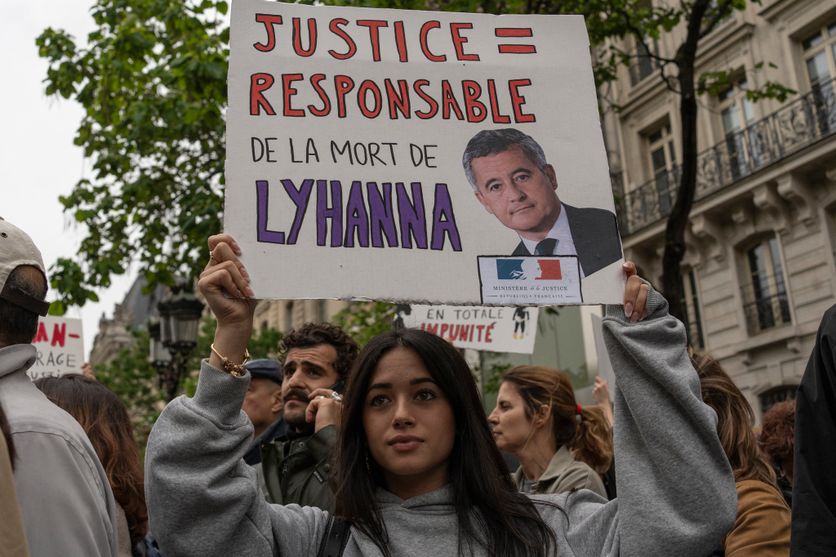 PARIS - RASSEMBLEMENT POUR LYHANNA - 8 JUIN 2026 PARIS - DEMONSTRATION FOR LYHANNA - 8 JUNE 2026 Débat sur la perpétuité pour les violeurs en série de mineurs