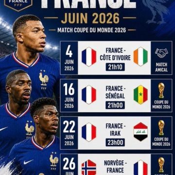 4dfd3b03-386f-48f5-b024-63e084b8075a La Coupe du monde 2026 : Début et Calendrier des Matches