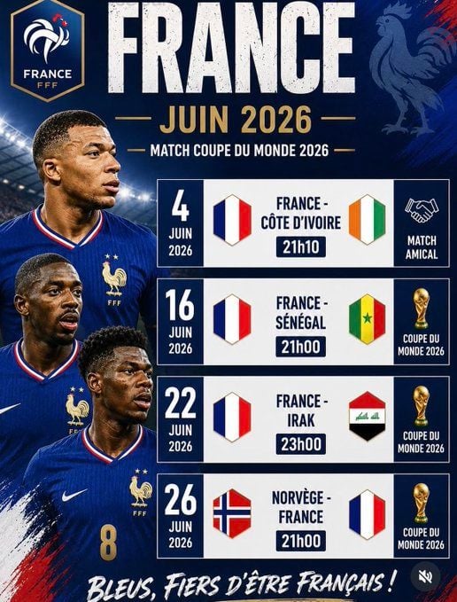 4dfd3b03-386f-48f5-b024-63e084b8075a La Coupe du monde 2026 : Début et Calendrier des Matches
