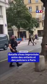 5777577e-b190-4a57-a2f0-8f88d549ad9b Canicule : Bataille d’eau entre enfants et policiers à Paris