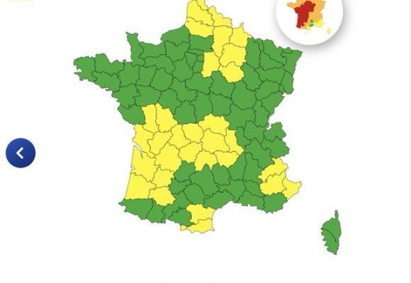 5eda7273-5888-4b89-86b9-d1f4edf4a98b Vigilance jaune et rouge pour orages et canicule en France