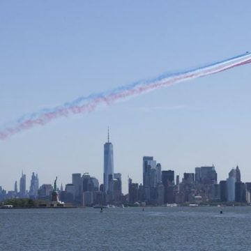 La Patrouille de France célèbre l’indépendance des États-Unis