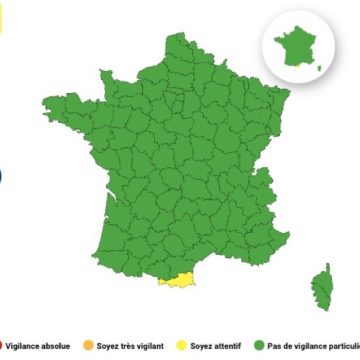67412bf2-42d1-49d2-96aa-0e4b6e72f1f8 Vigilance jaune pour les Pyrénées-Orientales en raison d’orages