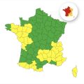Alerte Jaune Orages pour 35 Départements