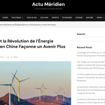 Des pseudo-sites d’actualité promouvant la Chine