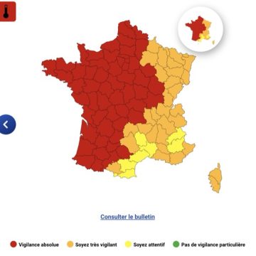 31 départements en vigilance orange canicule