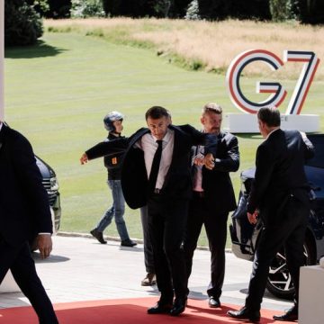Emmanuel Macron et son agenda international lors du G7