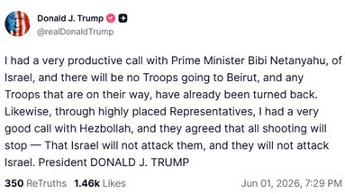 8d22f112-8a99-4f12-b7e5-0169ec97eae1 Cessation mutuelle des attaques entre le Hezbollah et Israël
