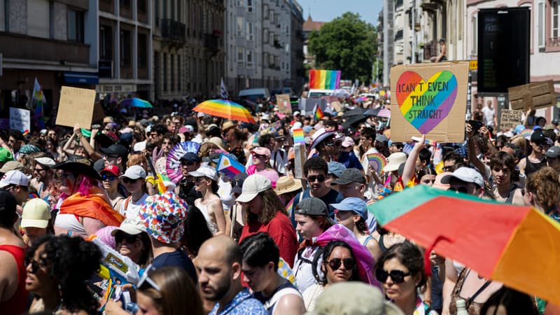 8f765912-eeea-475b-9ad0-de0f5a5fcf62 Des milliers de personnes défilent lors de la Marche des Fiertés à Strasbourg