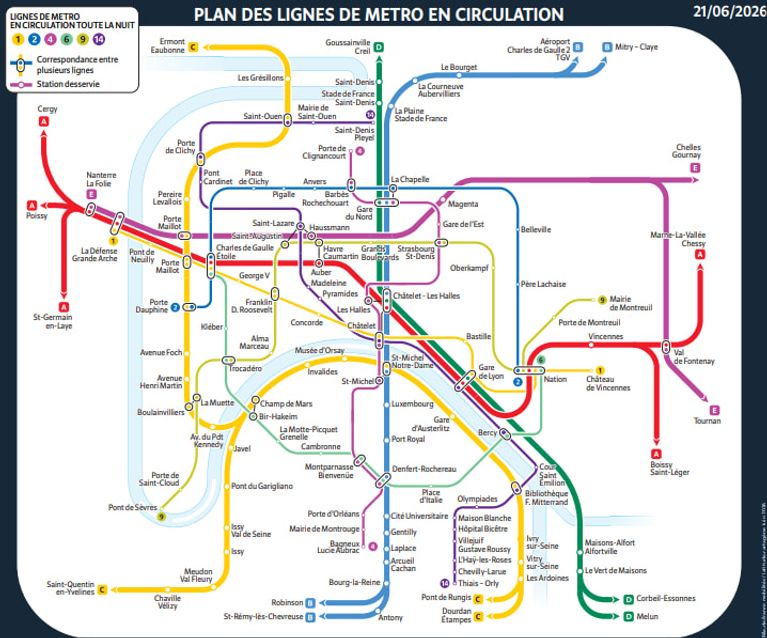 99bb6b99-3a6c-48e3-80e4-6f54f04a566c Plan de transport spécial pour la Fête de la musique à Paris en 2026